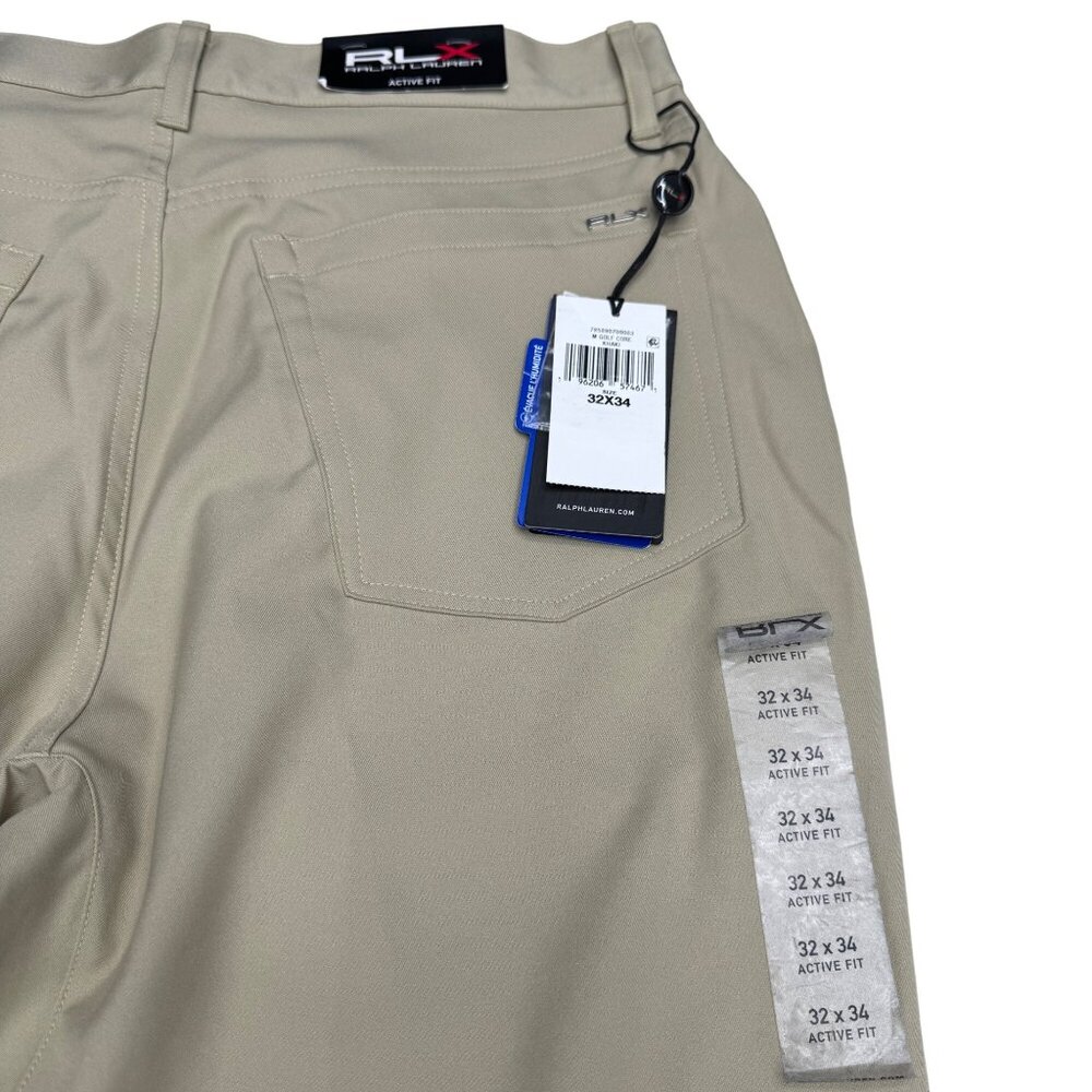 RLX Ralph Lauren Men's Golf Core Khaki Pants Active Fit, Size 32 x 34 NWT - Picture 6 of 13